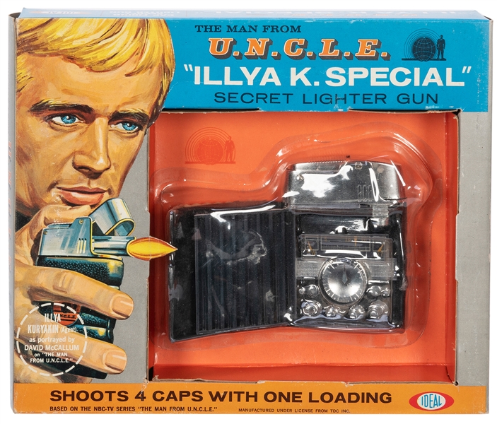  The Man from U.N.C.L.E. Illya K. Special Secret Lighter Gun...