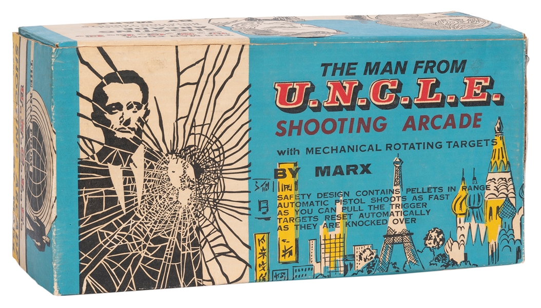  The Man from U.N.C.L.E. Shooting Arcade in Original Box. Ma...