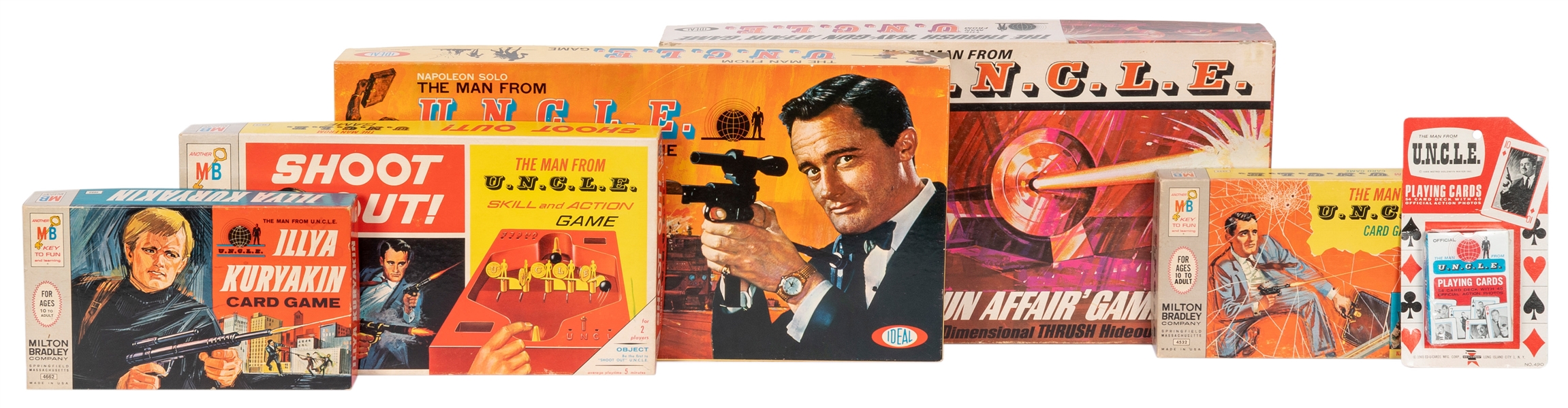  The Man from U.N.C.L.E. Vintage Games Lot (5). Including Th...