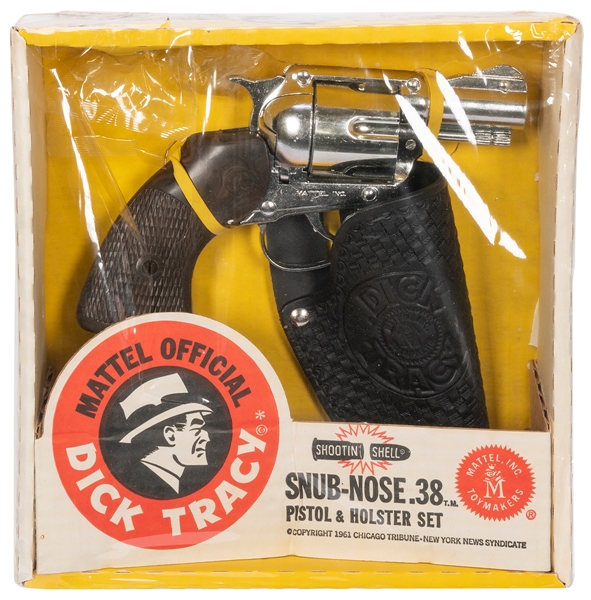  Mattel Dick Tracy Snub Nose .38 Pistol and Holster Set. Mat...