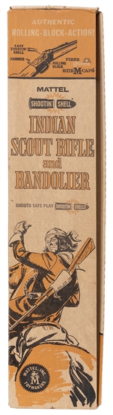  Mattel “Shootin Shell” Indian Scout Rifle and Bandolier. Ma...