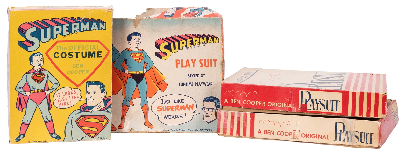  Superman 1950s Playsuit Lot (4). “REMEMBER—THIS SUIT WON’T ...