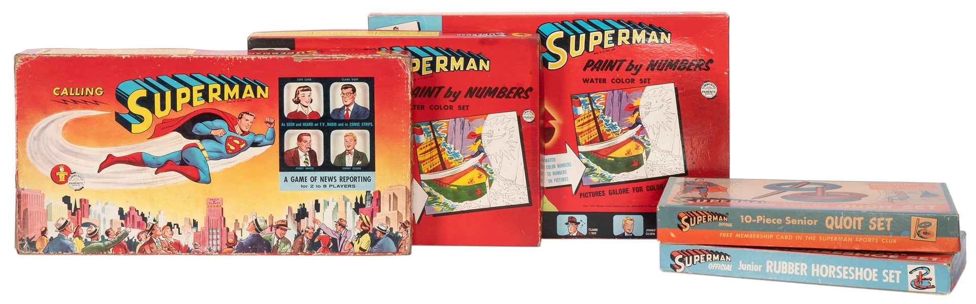  Superman Collection of Vintage Toys and Memorabilia. 1950s/...
