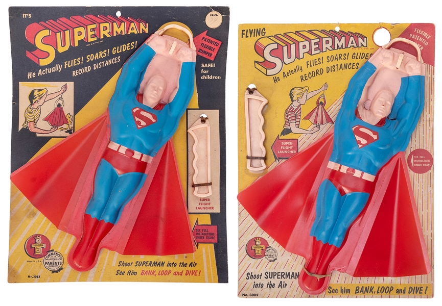  “Flying Superman” Transogram Pair of Toys. Transogram/Natio...