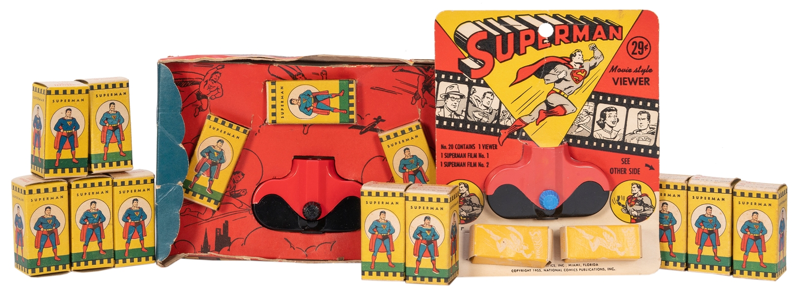  Superman Acme Viewers and Films Collection. USA, 1940s/50s....