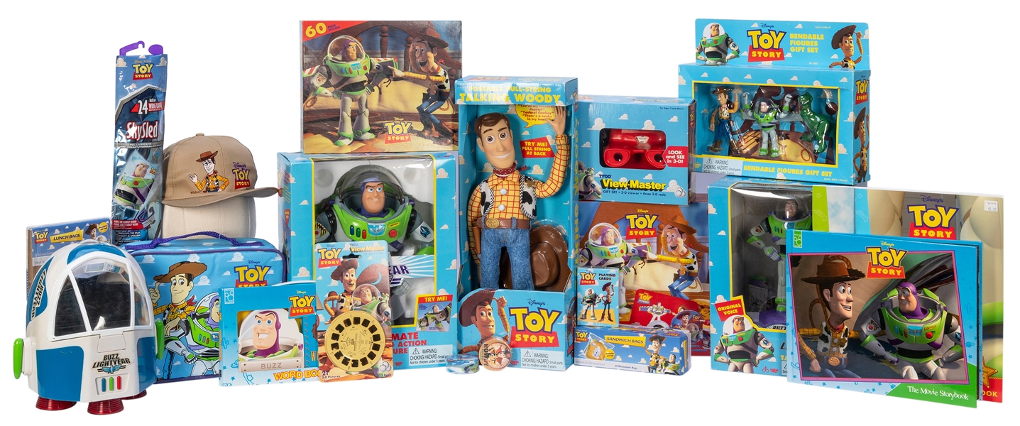  Toy Story. Lot of Toys, Collectibles, and Promotional Items...