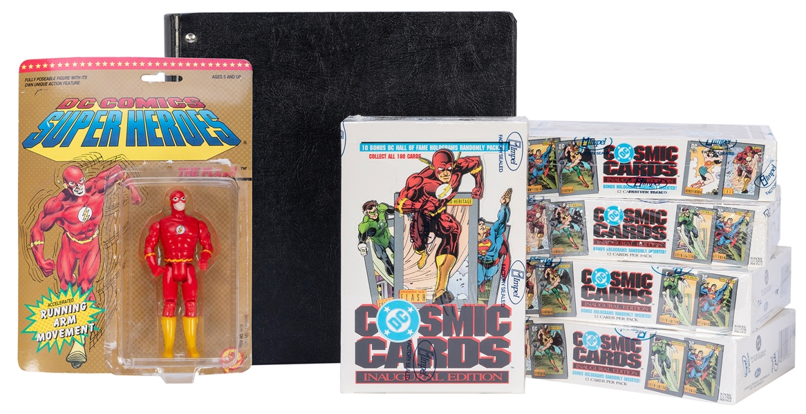  Impel DC 1991 Cosmic Cards Sealed Wax Boxes (5). Five seale...
