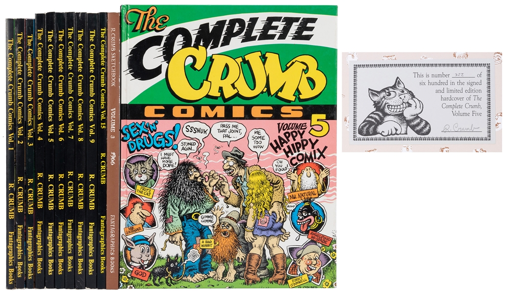  CRUMB, Robert (b. 1943). Group of The Complete Crumb Comics...