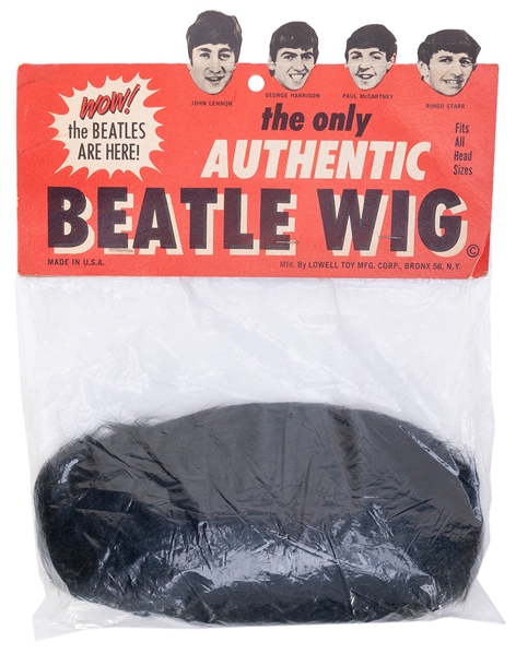 [THE BEATLES]. The Only Authentic Beatle Wig. Bronx, NY: Lo...