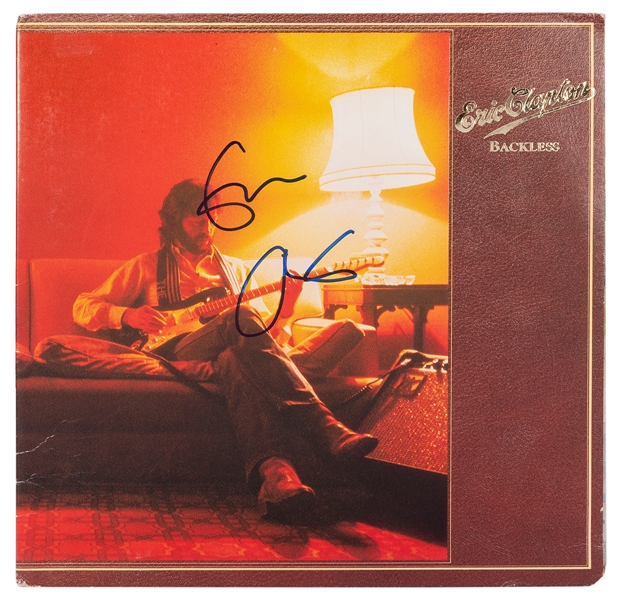  [CLAPTON, Eric (b. 1945)]. Backless Album Signed by Eric Cl...