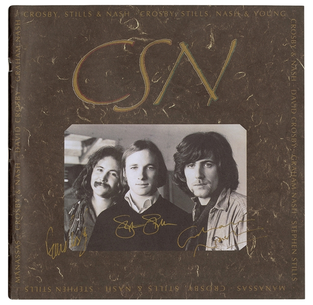  [CROSBY, STILLS, AND NASH]. CSN Box Set Booklet Signed by A...