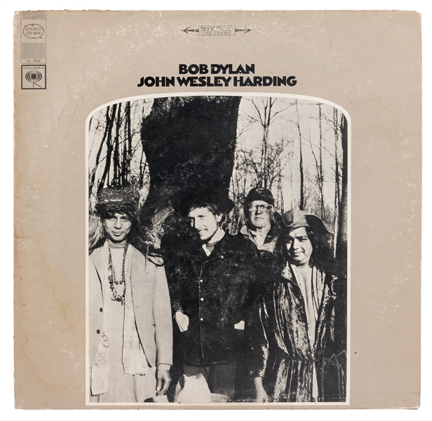  DYLAN, Bob (b. 1941). John Wesley Harding LP Signed by Bob ...