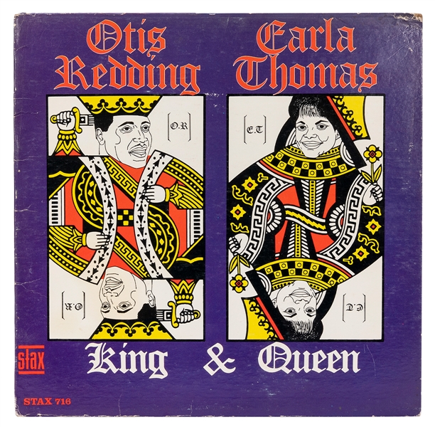  REDDING, Otis and THOMAS, Carla. King and Queen LP Signed b...