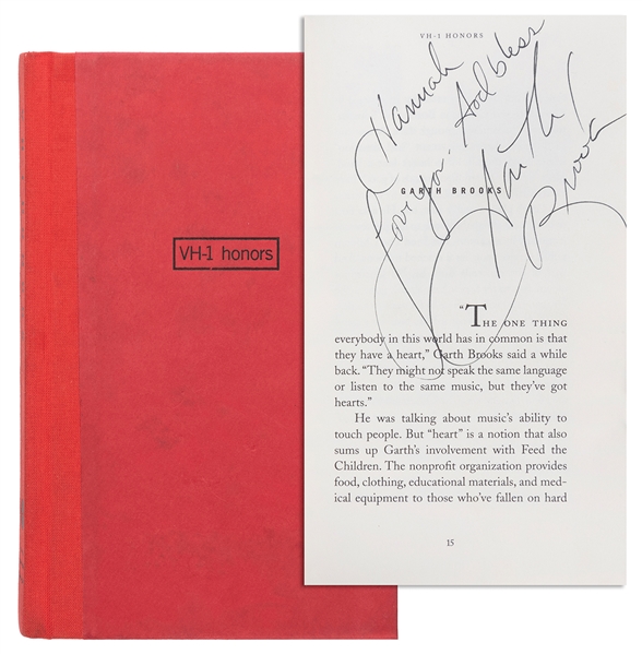  VH1 Honors Original Program Book Inscribed by Numerous Hono...
