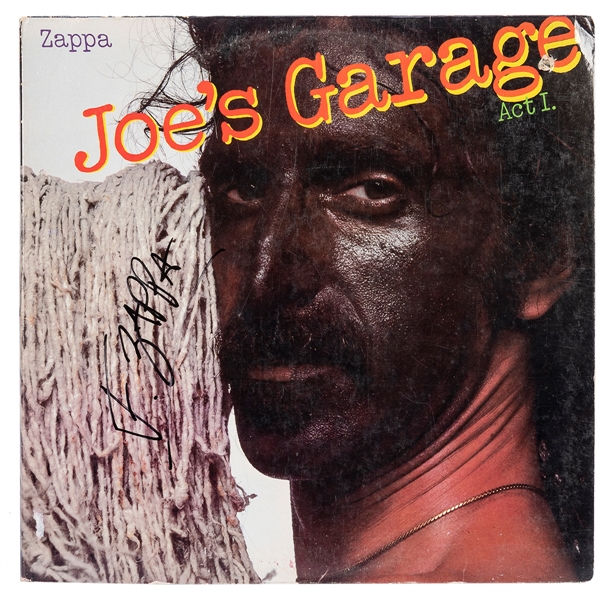  ZAPPA, Frank (1940-1993). Joe’s Garage Act I LP Signed by F...