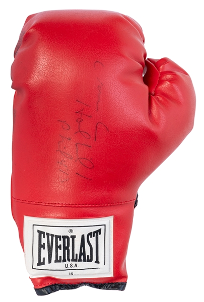  [HOLYFIELD, Evander (b. 1962)]. Everlast Boxing Glove Inscr...