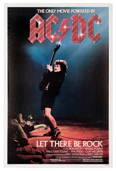  AC/DC: Let There Be Rock. Warner Bros., 1982. One-sheet (40...