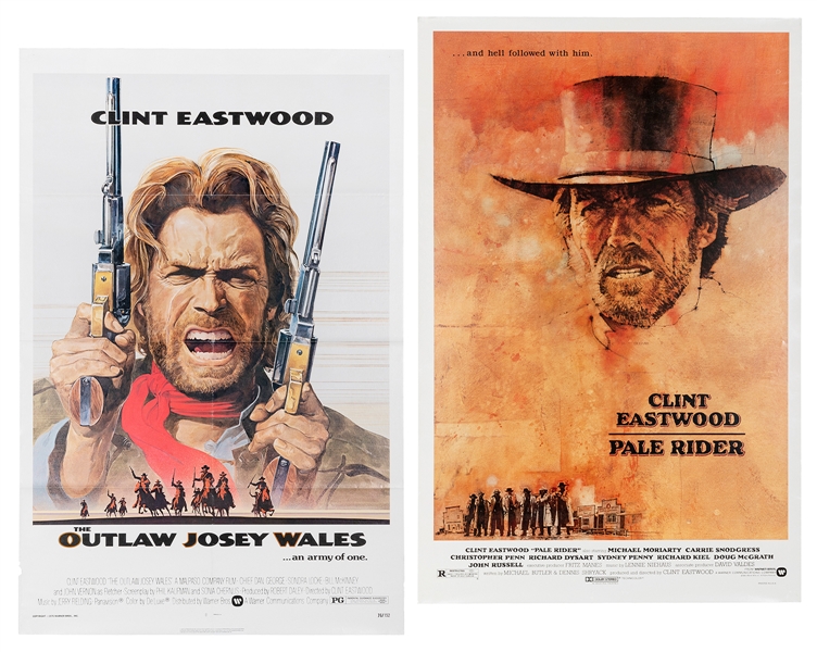  Clint Eastwood Westerns. Two One-Sheet Posters. Including: ...