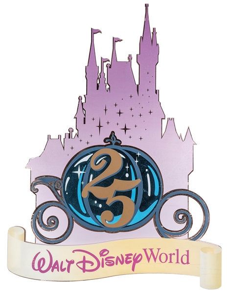  Walt Disney World 25th Anniversary Magic Kingdom Welcome Ce...