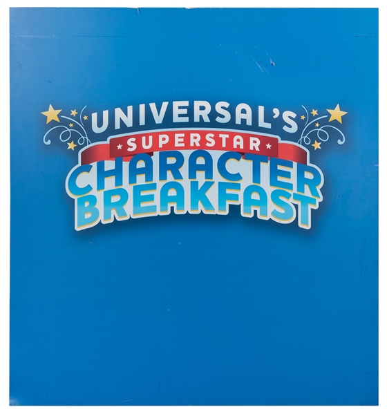  Universal Studios Orlando Superstar Character Breakfast Sig...