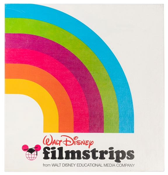  Walt Disney Filmstrips. A set of 7 filmstrips, 7 records, a...