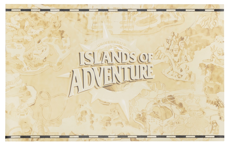 Islands of Adventure Logo Magnet. Large-scale magnet depict...