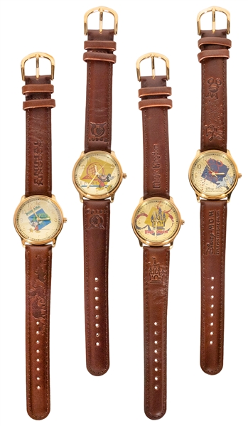  Group of 4 Limited Edition Disney Watches. Original limited...