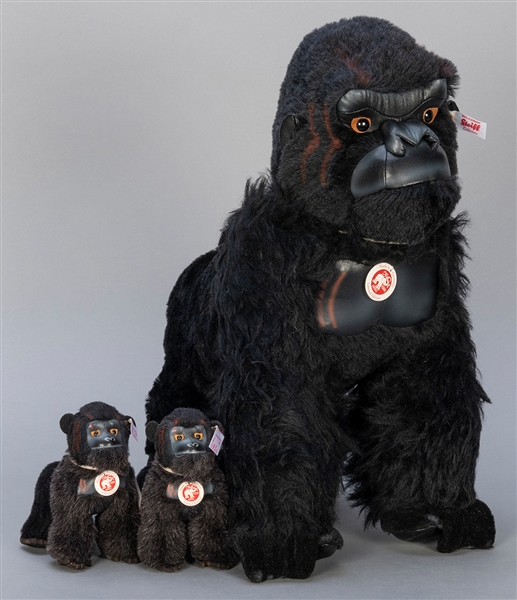 Steiff King Kong 2019 Limited Edition [and] Two Steiff King...