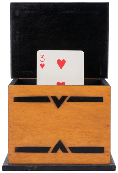  Card Rise Box. Colon: Abbott’s Magic, 1960s. A deck of card...