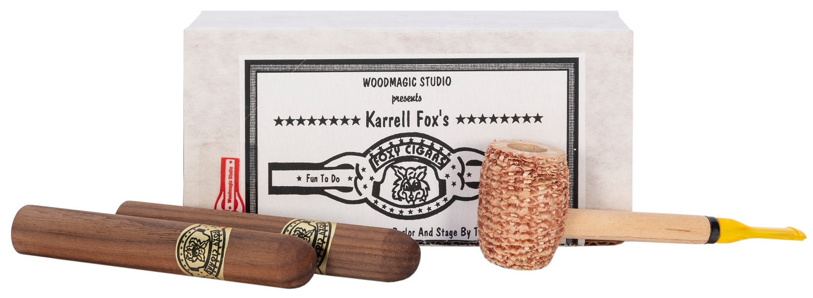  Foxy Cigars. Dallas: Woodmagic Studio (Howard Hale), 1990s....