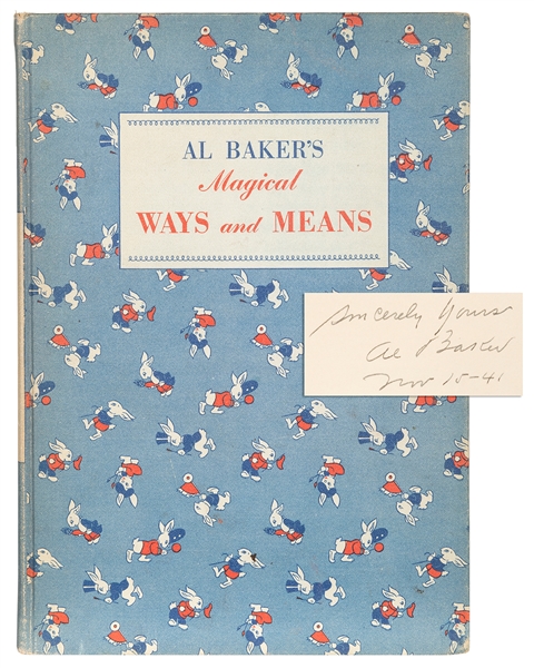  BAKER, Al (1874-1951). Magical Ways and Means. Minneapolis:...