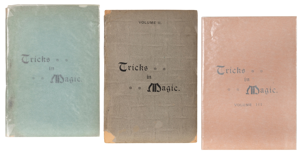  BURLINGAME, Hardin Jasper (1852-1915). Tricks in Magic, Vol...