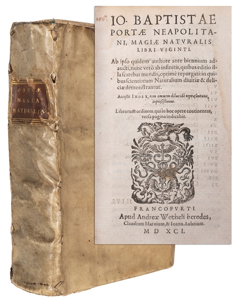  DELLA PORTA, Giambattista (1535-1615). Magiae Naturalis Lib...