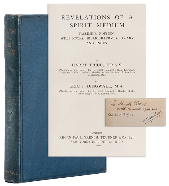  PRICE, Harry and DINGWALL, Eric J. (eds.). Revelations of a...