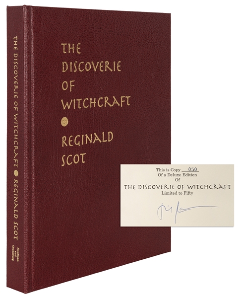  SCOT, Reginald (1538-1599). The Discoverie of Witchcraft. [...