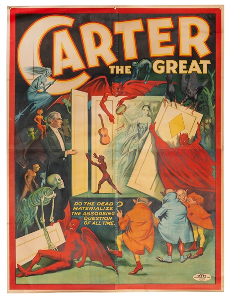  CARTER, Charles. Carter the Great / Do the Dead Materialize...