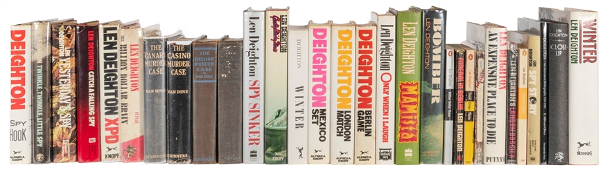  [DETECTIVE FICTION]. A group of 31 volumes by Len Deighton ...