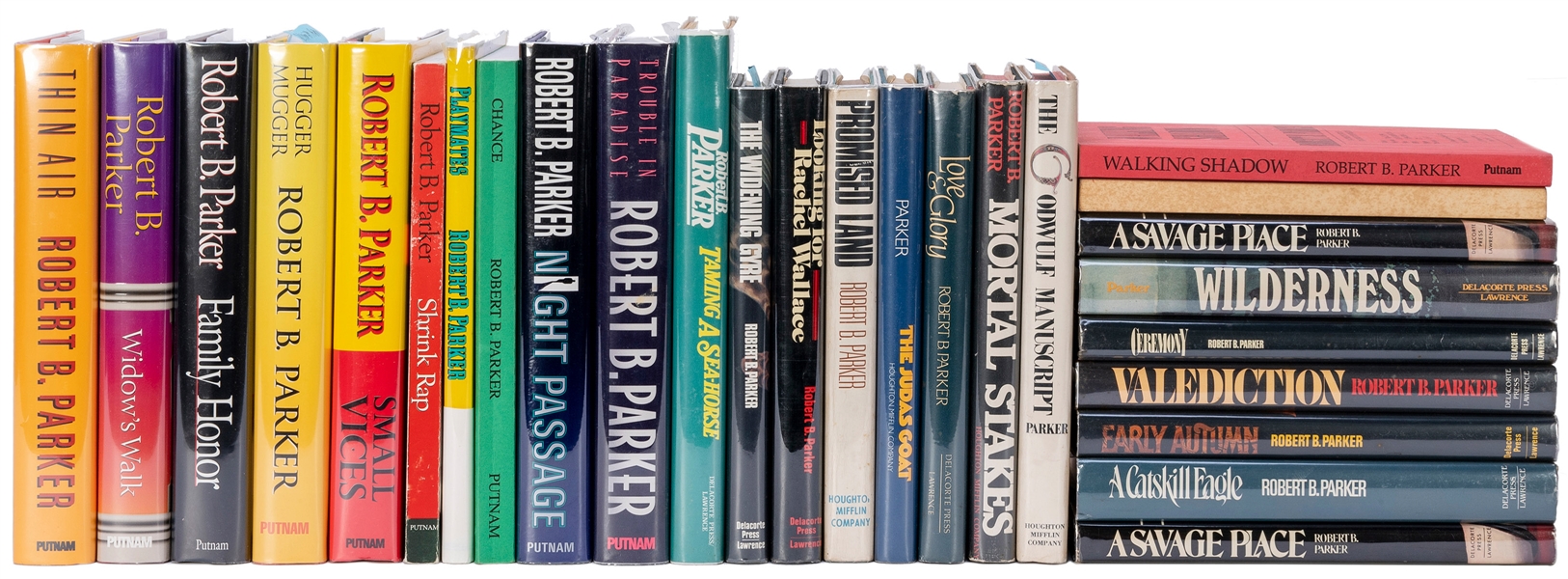  PARKER, Robert B. (1932-2010). A group of 28 volumes, inclu...