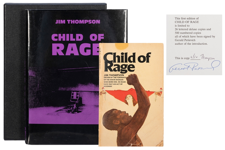  THOMPSON, Jim (1906–1977). Child of Rage. Introduction by G...