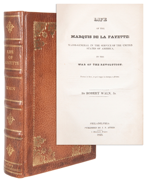  [AMERICANA]. WALN, Robert, Jr. (1794–1825). Life of the Mar...