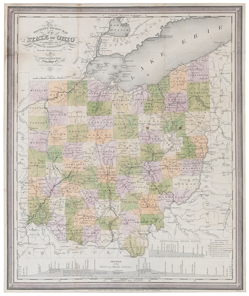  [OHIO]. MITCHELL, Samuel Augustus. –– YOUNG, J.H. A Tourist...