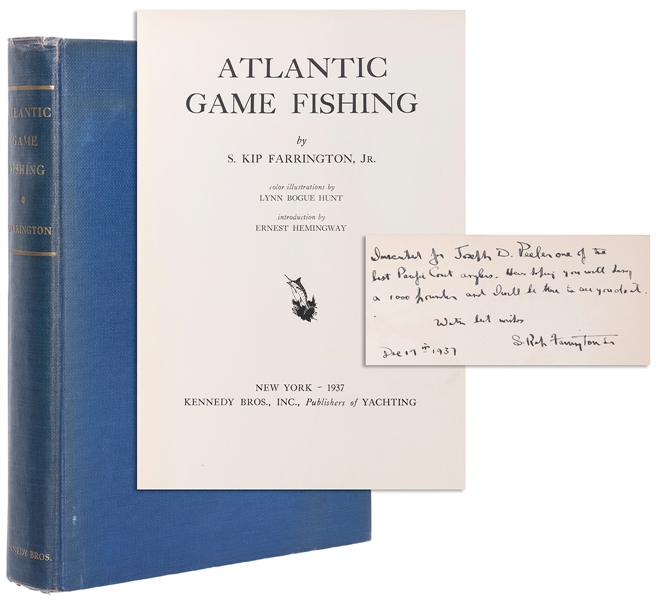  [ANGLING]. FARRINGTON, Selwyn Kip (1904–1983). Atlantic Gam...