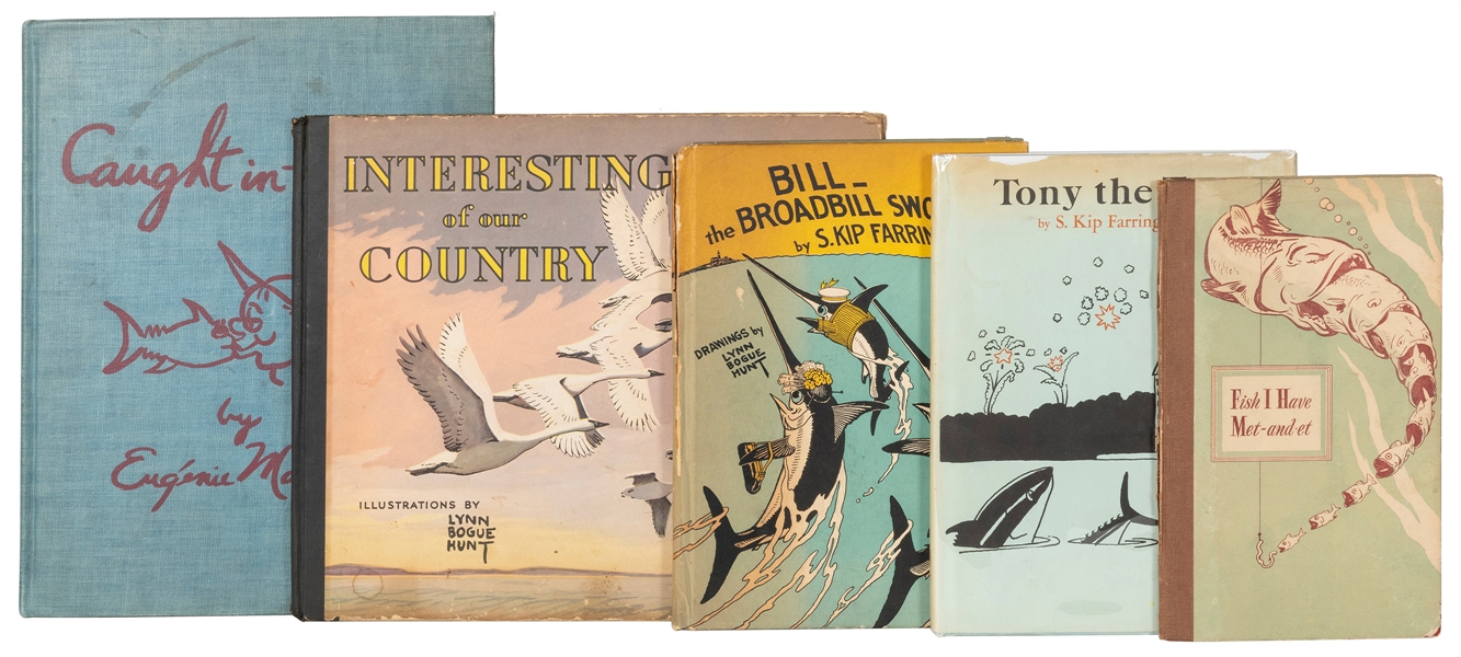  [ANGLING]. A group of 6 illustrated works, including: MARRO...