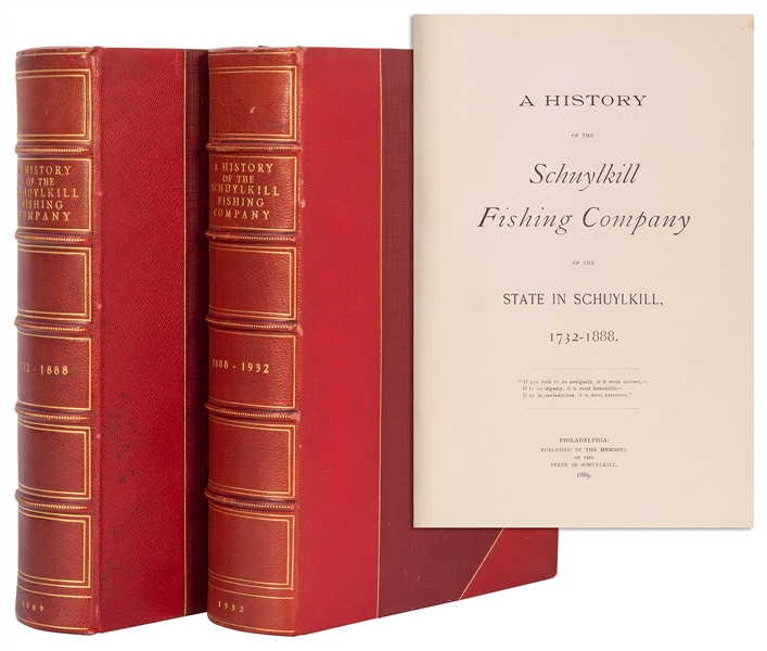  [ANGLING]. [MILNOR, William]. A History of the Schuylkill F...