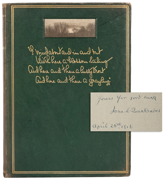  [ANGLING]. QUACKENBOS, John D. (1848–1926). Geological Ance...