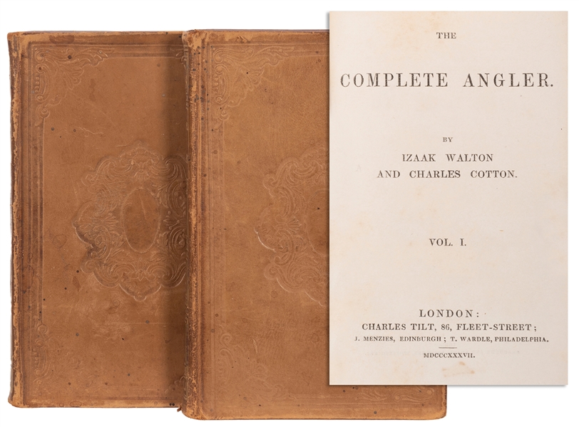  [ANGLING]. WALTON, Izaak and Charles Cotton. The Complete A...