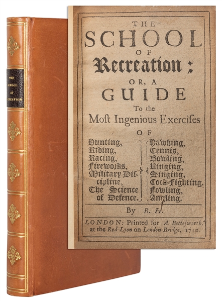  [SPORTING]. HOWLETT, Robert. The School of Recreation; or, ...