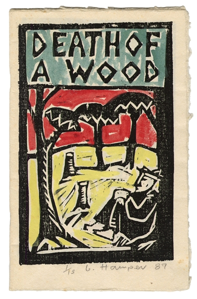  [ARTIST’S BOOK]. CHILDISH, Billy. Death of a Wood. Kent: Bl...