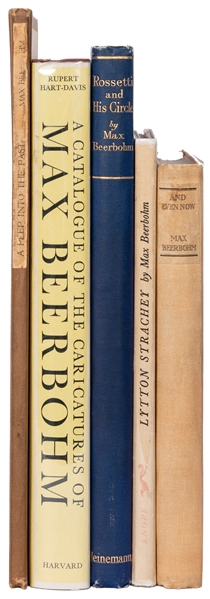  BEERBOHM, Max (1872–1956). A group of 5 titles, including: ...