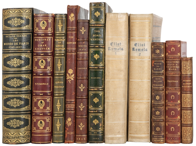  [BINDINGS]. A group of 10 titles, including: ELIOT, George....